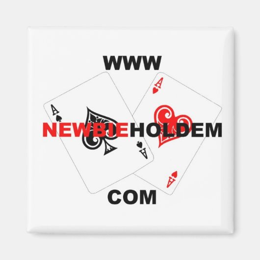 NewbieHoldem Logo Magneet (Voorkant)