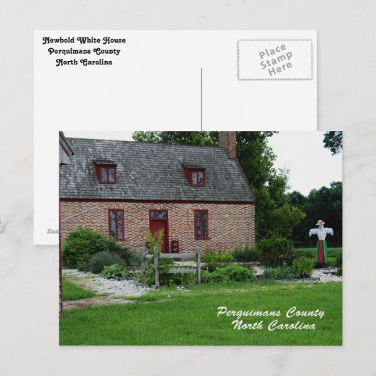 Newbold White House Briefkaart (Voorkant / Achterkant)