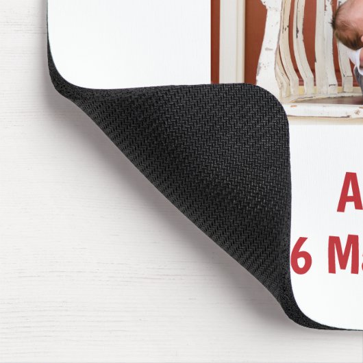 Newborn Announement Love Godmoeder Baby Foto Muismat (Hoek)