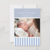Newborn Baby Birth Announcement Template (Voorkant)
