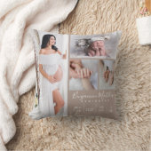 Newborn Baby Boy Beige Photo Keepomwille Kussen (Deken)