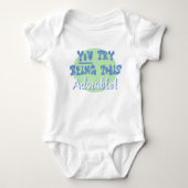 Newborn Baby Gift. Je probeert dit Schattig te zij Romper (Voorkant)