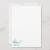 Newborn Baby Girl Aankondiging (Achterkant)