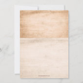 Newborn Baby Girl Aankondiging (Achterkant)