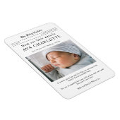 Newborn Baby Newspaper Flexible Photo Magnet Magneet (Rechterzijde)