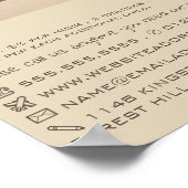 Newborn Baby & Teddy, Babysitter, Daycare, Nursery Poster (Hoek)