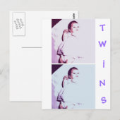 Newborn Baby Twins Briefkaart (Voorkant / Achterkant)