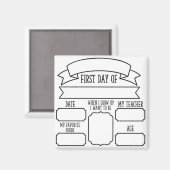 Newborn Birth Stats Magneet (Voorkant / Achterkant)