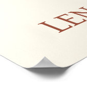 Newborn Birth Stats Poster (Hoek)