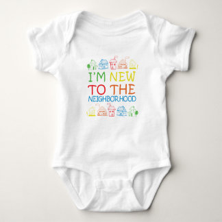 Newborn body suit - Ik ben Nieuw in de buurt Romper