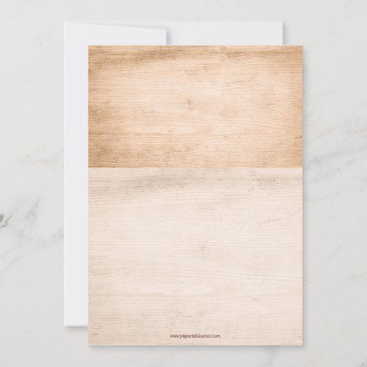 Newborn Boy Boy Aankondiging (Achterkant)