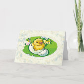 Newborn Chick Easter Kaart (Voorkant)