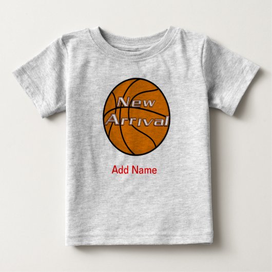 Newborn Clothes Custom American BAsketball Onsies (Voorkant)