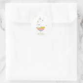 Newborn Crib Ronde Sticker (Tas)
