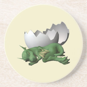 Newborn Dragon Zandsteen Onderzetter