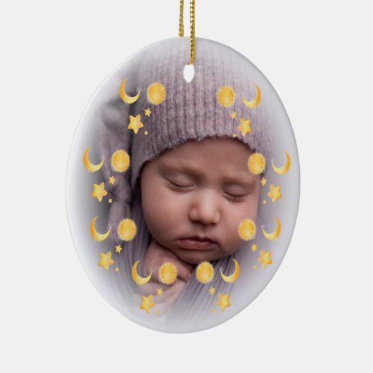 Newborn Elegant Ceramic Ornament (Rechts)