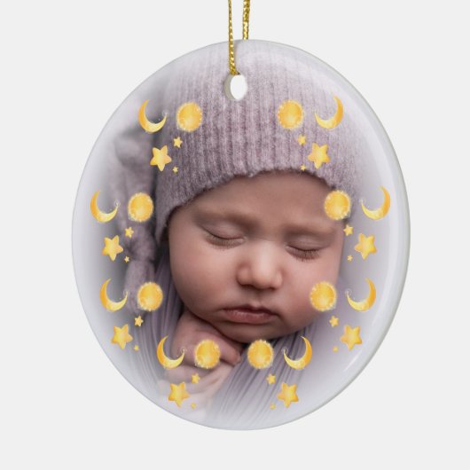 Newborn Elegant Ceramic Ornament (Links)