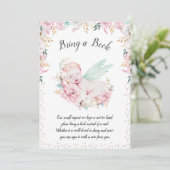 Newborn Floral brengt boek mee Kaart (Staand voorkant)