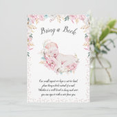 Newborn Floral brengt boek mee Kaart (Staand voorkant)