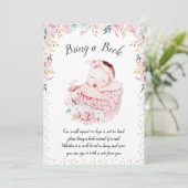 Newborn Floral brengt boek mee Kaart (Staand voorkant)