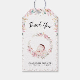 Newborn Floral Hartelijk dank Cadeaulabel