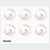 Newborn Floral Ronde Sticker (Vel)