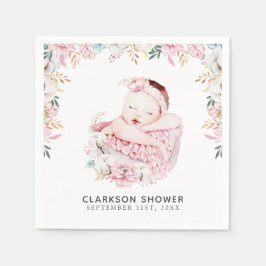 Newborn Floral Servet