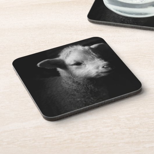 Newborn Lamb Bier Onderzetter (Linkerzijde)