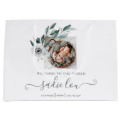 Newborn Photo Gift Bag Groot Cadeauzakje (Voorkant)