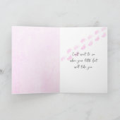 Newborn Polka Dot Baby Footprint Kaart (Binnen)