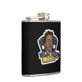 Newborn Records - Flask (zwart) Heupfles (Rechts)