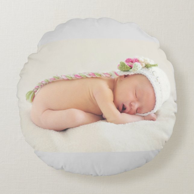 NEWBORN SLEEPING BABY PILLOW ROND KUSSEN (Voorkant)