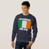 Newbridge, Ierland met Ierse vlag Trui (Voorkant volledig)