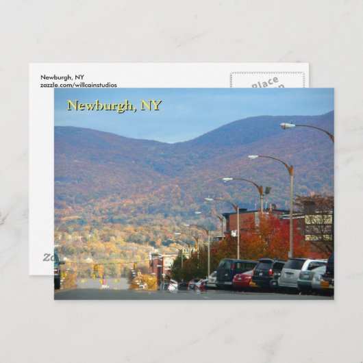 Newburgh, NY Briefkaart (Voorkant / Achterkant)