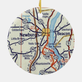 Newburgh NY Keramisch Ornament