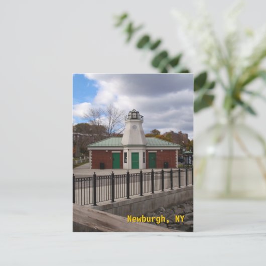 Newburgh vuurtoren briefkaart (Staand voorkant)