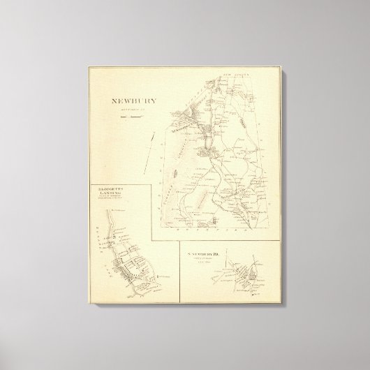 Newbury Canvas Afdruk (Voorkant)