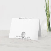 Newbury steeplechase verjaardag kaart (Achterkant)