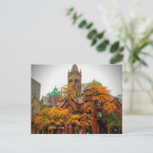 Newbury Street Boston Massachusetts Briefkaart (Staand voorkant)