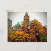 Newbury Street Boston Massachusetts Briefkaart (Voorkant / Achterkant)