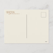Newbury Street Boston Massachusetts Briefkaart (Achterkant)