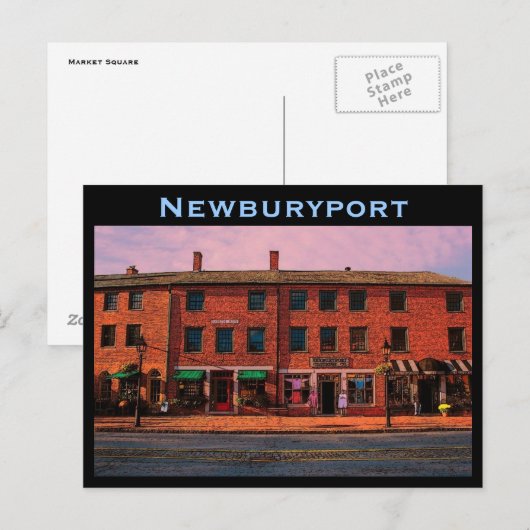 Newburyport-Briefkaart Briefkaart (Voorkant / Achterkant)