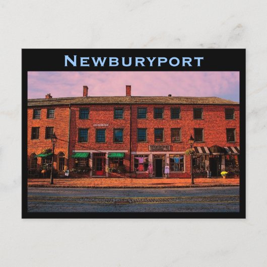 Newburyport-Briefkaart Briefkaart (Voorkant)