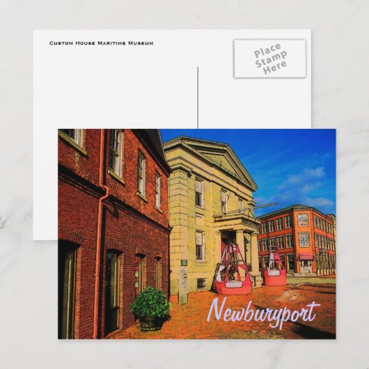 Newburyport-Briefkaart Briefkaart (Voorkant / Achterkant)