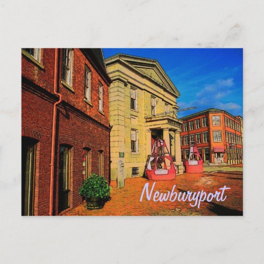 Newburyport-Briefkaart Briefkaart (Voorkant)