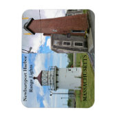 Newburyport Harbor Range Lights, MA Flexi Magnet Magneet (Verticaal)