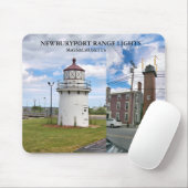 Newburyport Harbor Range Lights, Mass Muismat (Met muis)