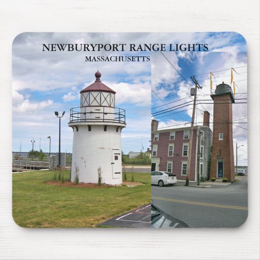 Newburyport Harbor Range Lights, Mass Muismat (Voorkant)