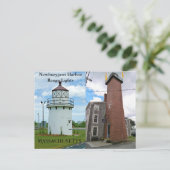 Newburyport Harbor Range Lights, Massale Briefkaar Briefkaart (Staand voorkant)