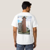 Newburyport Harbour Range Lights, Massaal. T-shirt (Achterkant volledig)